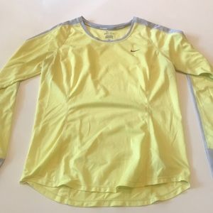 Nike dri fit running long sleeve top